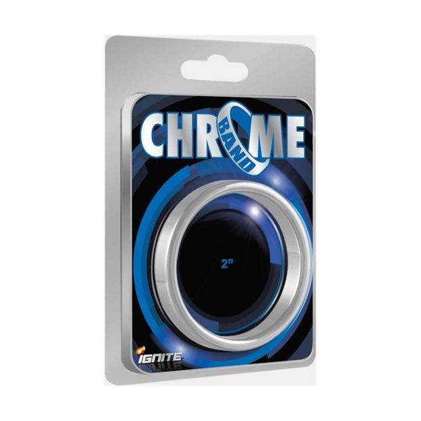 Chrome Band Ring 45 mm. (1.75 inch) BONERRINGS (Chromed) steel Ignite
