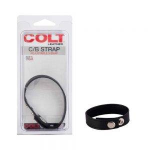 Colt Adjustable 3 Snap Leather Strap BONERRINGS Leather Colt Gear