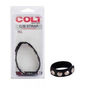 Colt Adjustable 5 Snap Leather Strap BONERRINGS Leather Colt Gear
