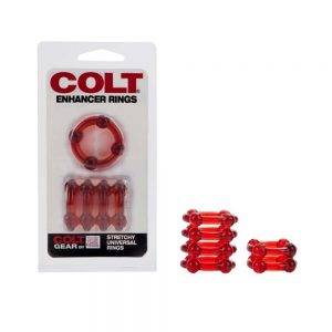 Colt Enhancer Rings - Red BONERRINGS TPE | TPR Colt Gear
