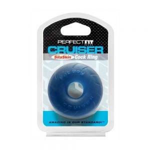 Fat Boy SilaSkin Cruiser Ring - Blue BONERRINGS TPE | TPR Perfect Fit Brand