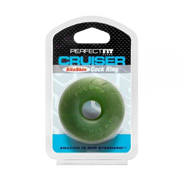 Fat Boy SilaSkin Cruiser Ring - Green BONERRINGS TPE | TPR Perfect Fit Brand