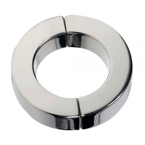 Magnetic Hinged Cock Ring Polished - 45 mm. BONERRINGS Stainless Steel Black Label