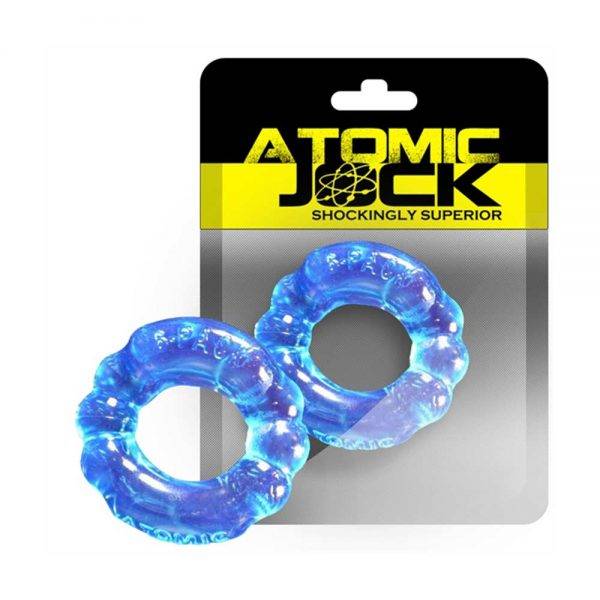 [TPR] The 6-Pack Cockring Super Stretchy Ice Blue BONERRINGS TPE | TPR Oxballs