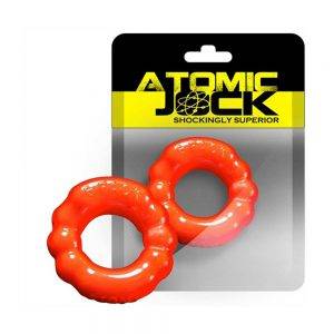 [TPR] The 6-Pack Cockring Super Stretchy Red BONERRINGS TPE | TPR Oxballs