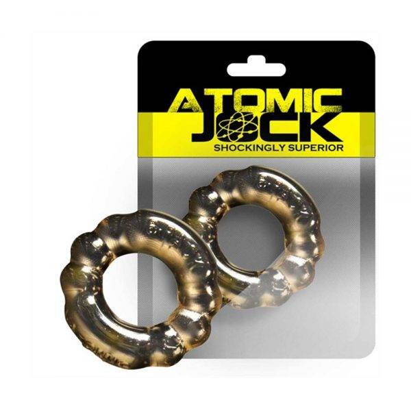 [TPR] The 6-Pack Cockring Super Stretchy Smoke Clear BONERRINGS TPE | TPR Oxballs