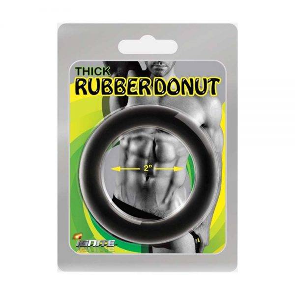 Thick Rubber Donut Ring - 51 mm. (2.00 inch) BONERRINGS Rubber Ignite